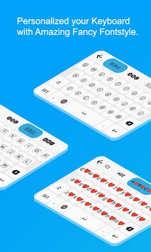 Fancy Stylish Fonts : Emoji & Font Keyboard स्क्रीनशॉट 1