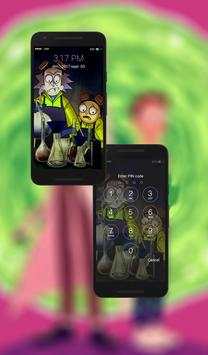 tela de bloqueio para Rick Adventure: com Morty screenshot 3