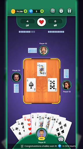 Omi game: Sinhala Card Game screenshot 2
