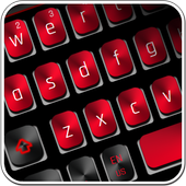 Tastiera rosso nero icon