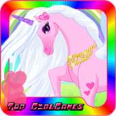 Unicorn Dress Up Makeup And Salon | Free Games logo