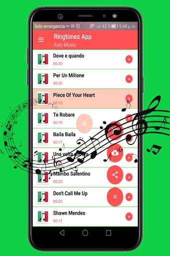 Italian music ringtones screenshot 1