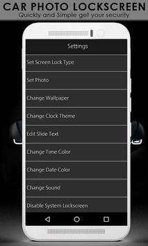 Racing Car Lock Screen screenshot 5