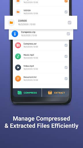RAR File Extractor And ZIP Opener, ZIP RAR Creator screenshot 4