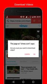 Video Downloader & Browser (Tab of Search engines) screenshot 2