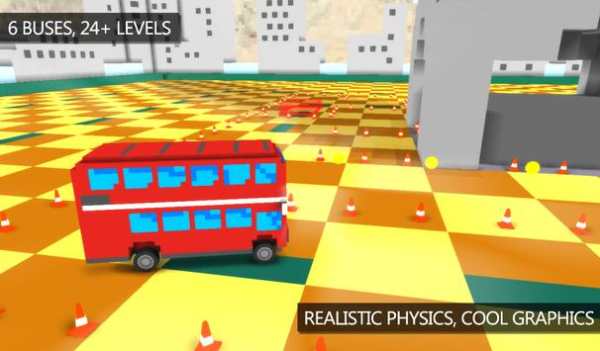 Blocky Bus Parking screenshot 1