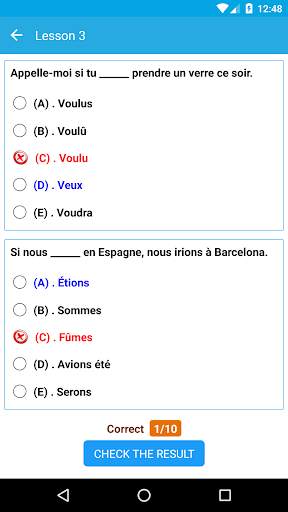 French Practice, French Test, French Quiz скриншот 1