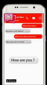 Live Siwa Chat With Jojo Apk screenshot 1