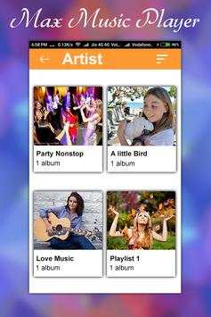 MAX Music Player : Audio & Mp3 Player screenshot 1