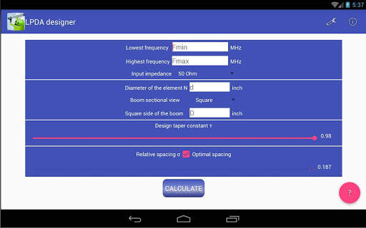 LPDA designer screenshot 7