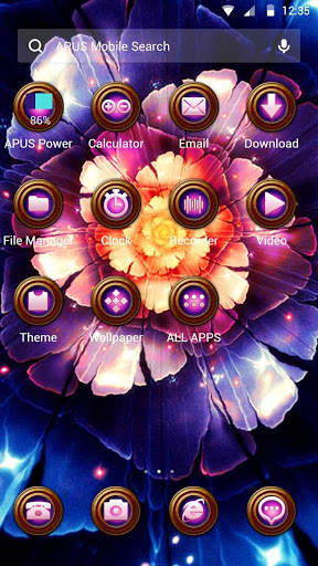 Mysteria-APUS Launcher theme screenshot 2