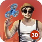 City Gangsters vs Fidget Spinner Super Hero icon