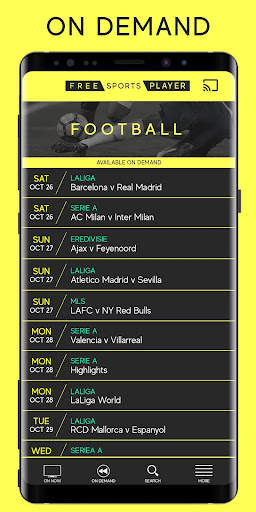 FreeSports Player 3 تصوير الشاشة