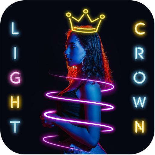Light Crown Photo Editor : Neon Effect icon