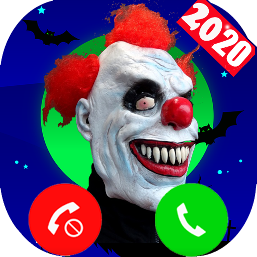 Fake Live Call Video From Scary Clown icon
