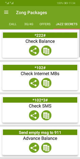 Zong Packages Free screenshot 4