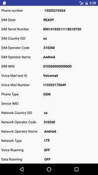 SIM & Phone INFO screenshot 1