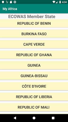 Ecowas App screenshot 2