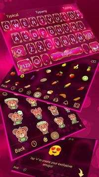 Valentines Red Rose Typany Keyboard screenshot 4