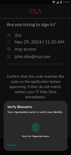 RSA Authenticator (SecurID) скриншот 7