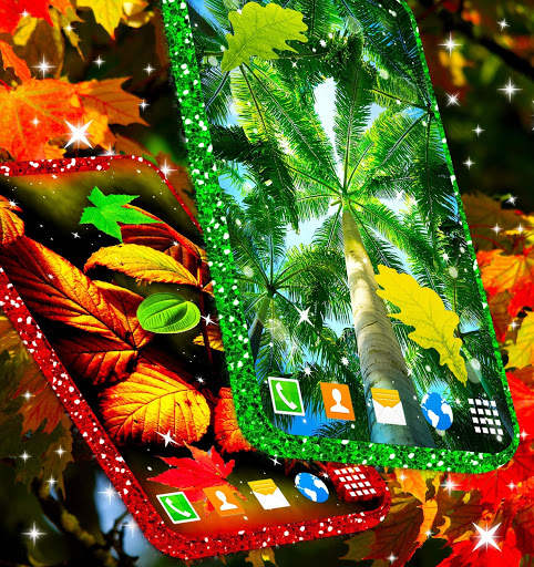 Leaves Live Wallpaper 🍂 Spring Forest Themes screenshot 4