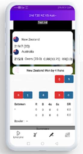 Cricket live score screenshot 4