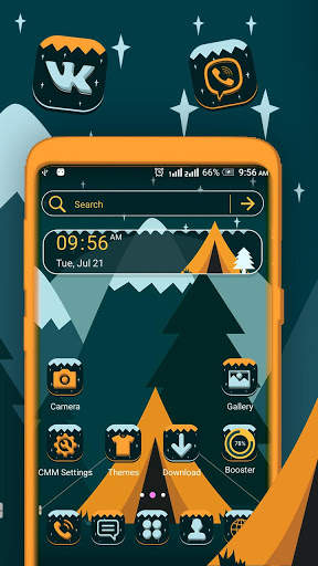 Abstract Tree Hut Launcher Theme screenshot 1