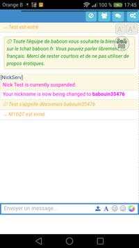 Tchat Baboon screenshot 1