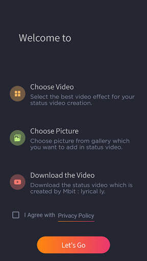 MV Video Maker : Lyrical.ly Video Status Maker screenshot 2