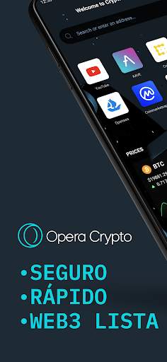 Opera Crypto Browser screenshot 1