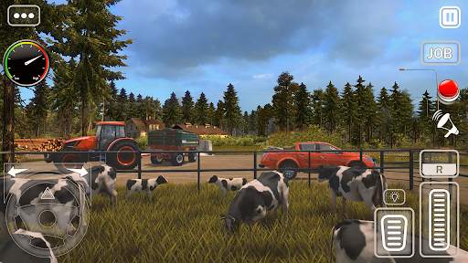 Farmer Driving Tractor Games screenshot 5