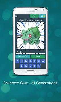 Pokemon Quiz - All Generations screenshot 1