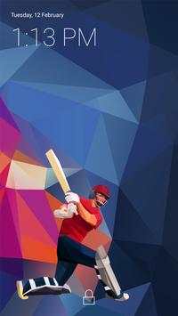 Cricket Lockscreen For Android screenshot 1