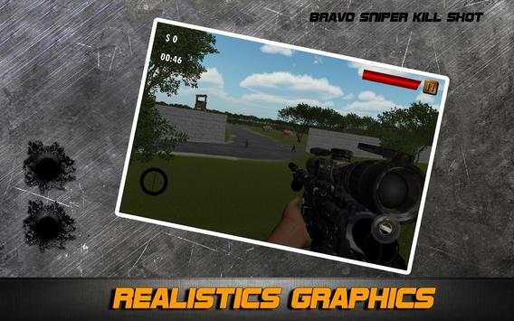 Bravo Sniper Pembunuh Ditembak screenshot 3