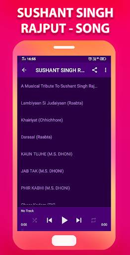 Hits Of Sushant Singh Rajput Song || Hindi Gaana screenshot 2
