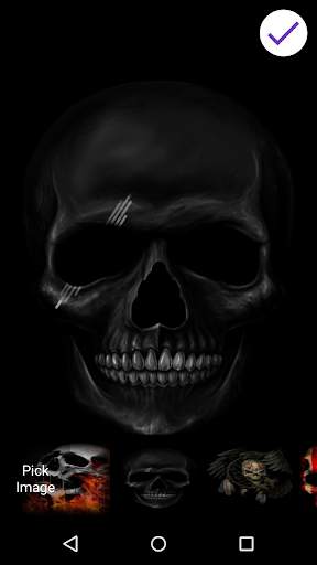 Skull Lock Screen 2 تصوير الشاشة
