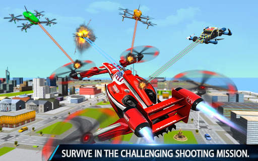 Flying Formula Car Racing Game screenshot 2