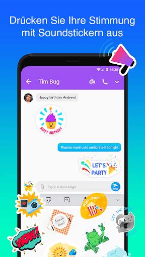 Mint Messenger - Chat And Sms screenshot 3