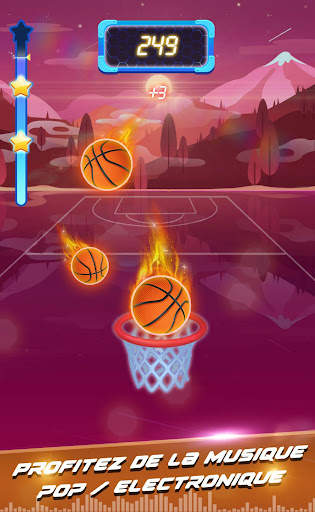 Beat Dunk - Basketball gratuit avec musique pop screenshot 4