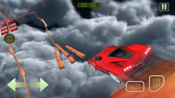 Impossible Stunts Racing Car Free: 3D Sky Tracks screenshot 5