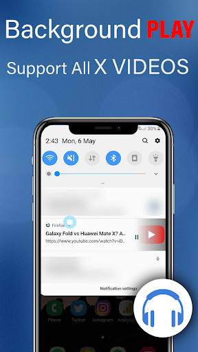 Xvideo Browser Mini: Secure & Private yosi Browser स्क्रीनशॉट 4