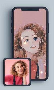 Anime face changer camera effects screenshot 1