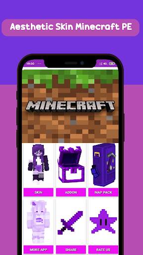 Aesthetic Skin Minecraft PE screenshot 4