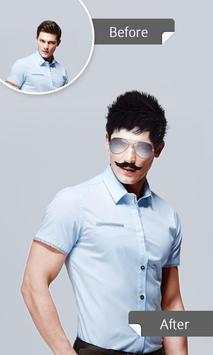 Hair Changer:Mustache for Man screenshot 2