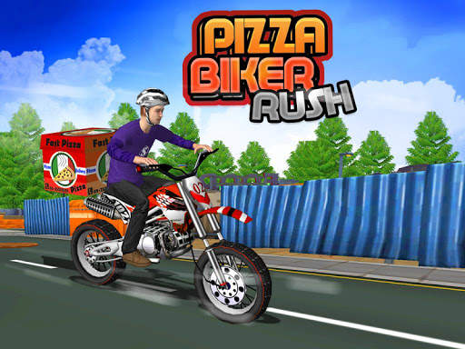 Pizza Delivery Bike Rider - 3D Racing screenshot 11