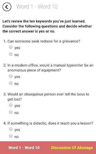Verbal Advantage - Level 7 screenshot 4