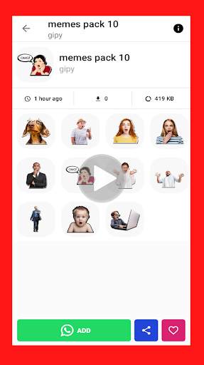 😎Funny Animated memes Stickers for WhatsApp☃ screenshot 7