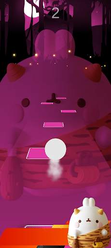 Funny Molang Tile Hop screenshot 5