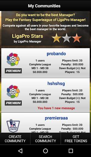 LigaPro Manager screenshot 2