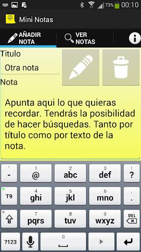 Mini Notas screenshot 1
